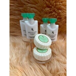BVULGARI Travel Collection Bundle 2 Green Tea Soap, Conditioner&Body Lotion NEW!